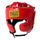 1910 Pro Leather Headgear Lace Up Red