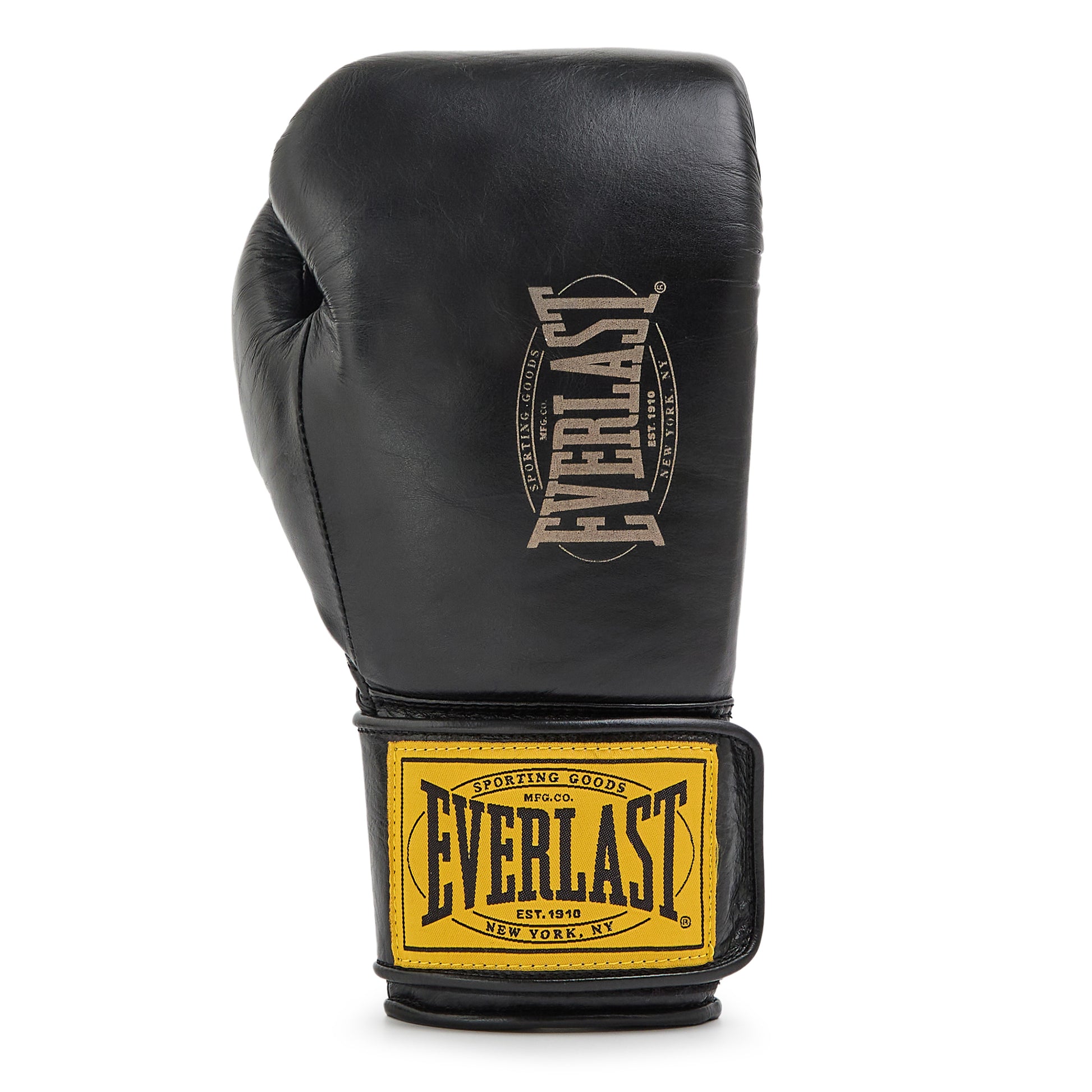 1910 Pro Hook and Loop Training Boxing Gloves Black