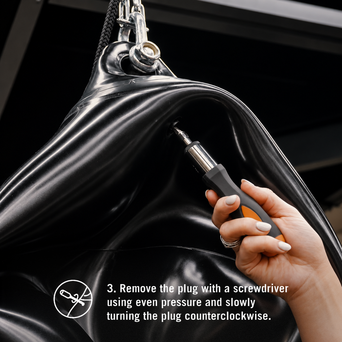 Elite Aqua Punching Bag Black/Black