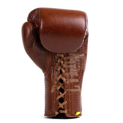 1910 Brown Laced Sparring Gloves