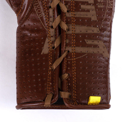 1910 Brown Laced Sparring Gloves