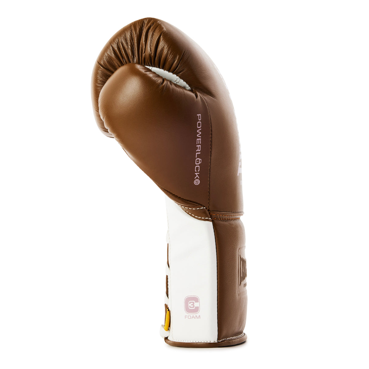 Powerlock OG Pro 16oz Limited Edition Training Boxing Gloves Brow/Pink