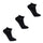 Women's Sneaker Socks 3 Pack - Black