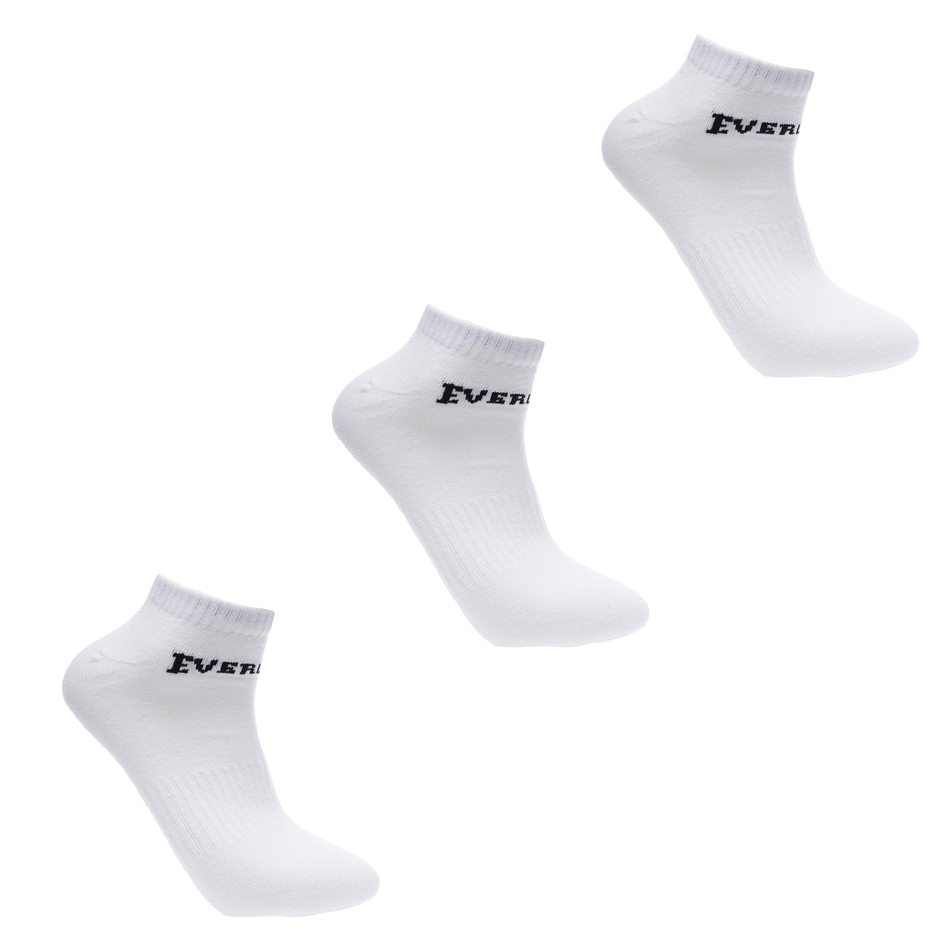 Men's Sneaker Socks 3 Pack - White