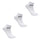 Men's Sneaker Socks 3 Pack - White
