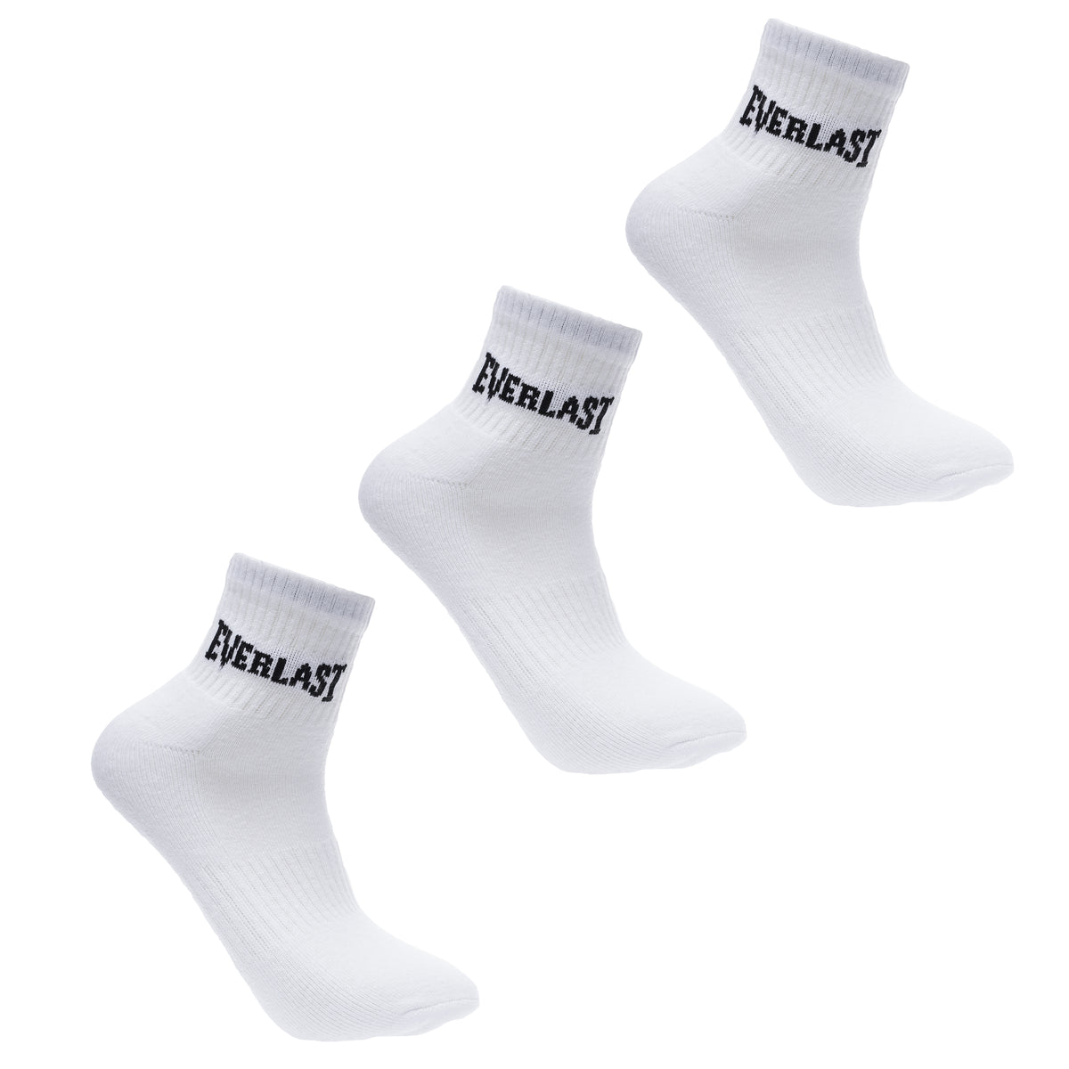 Women's Quarter Socks 3 Pack - White