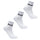 Women's Quarter Socks 3 Pack - White