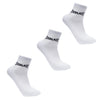 Men's Quarter Socks 3 Pack - White