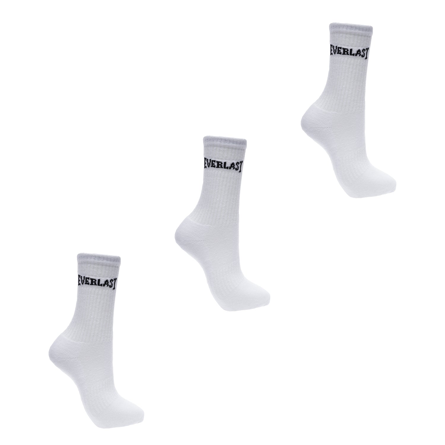 Men's Crew Socks 3 Pack - White