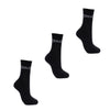 Men's Crew Socks 3 Pack - Black
