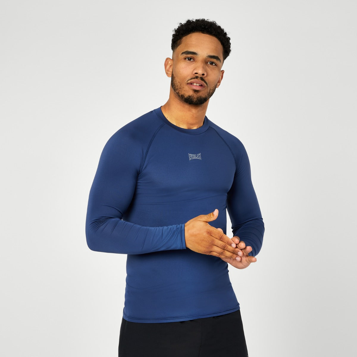 Navy Men's L/S Base Layer Top - Everlast