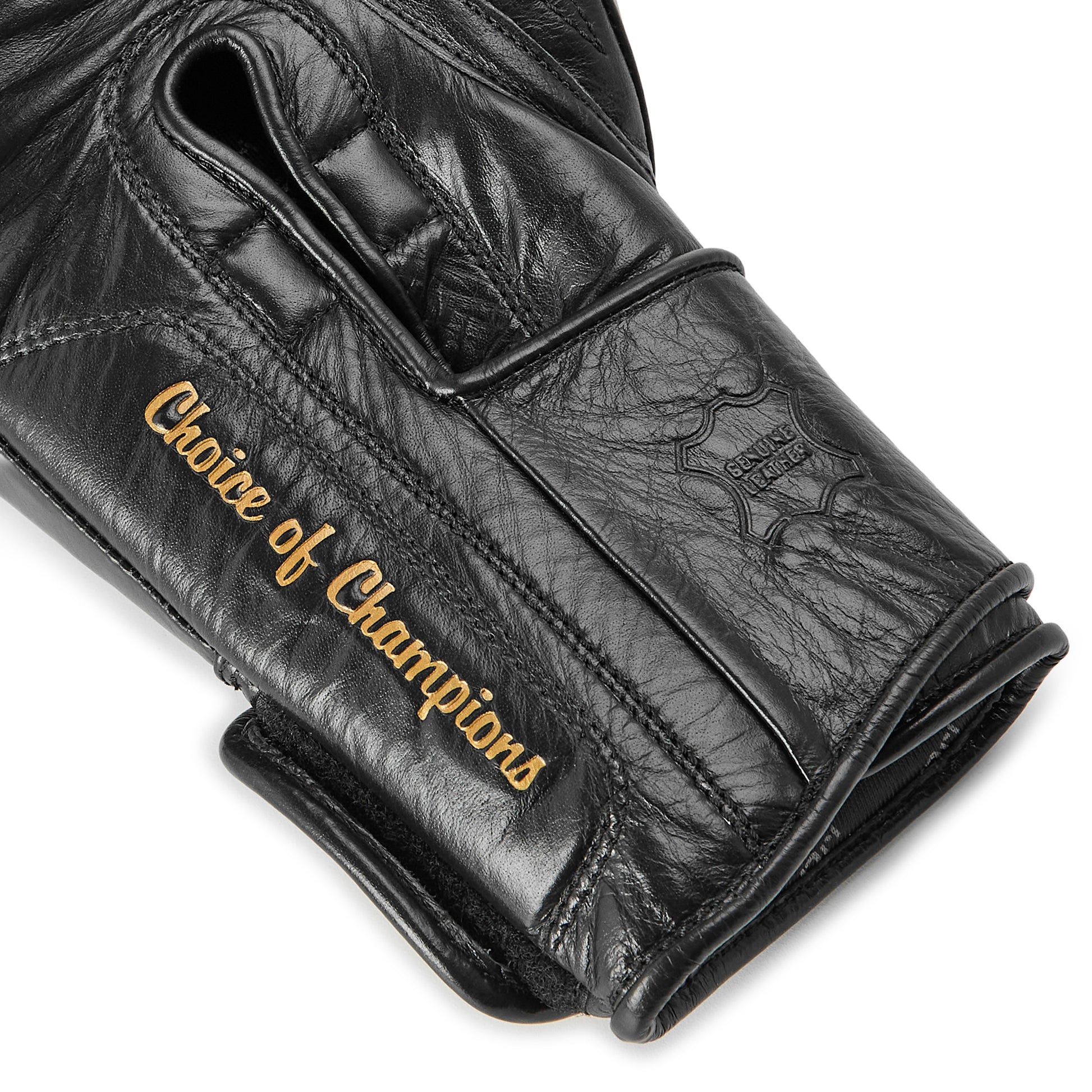 1910 Pro Hook and Loop Training Boxing Gloves Black