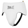 Elite Pro Leather Hook & Loop Groin Protector White