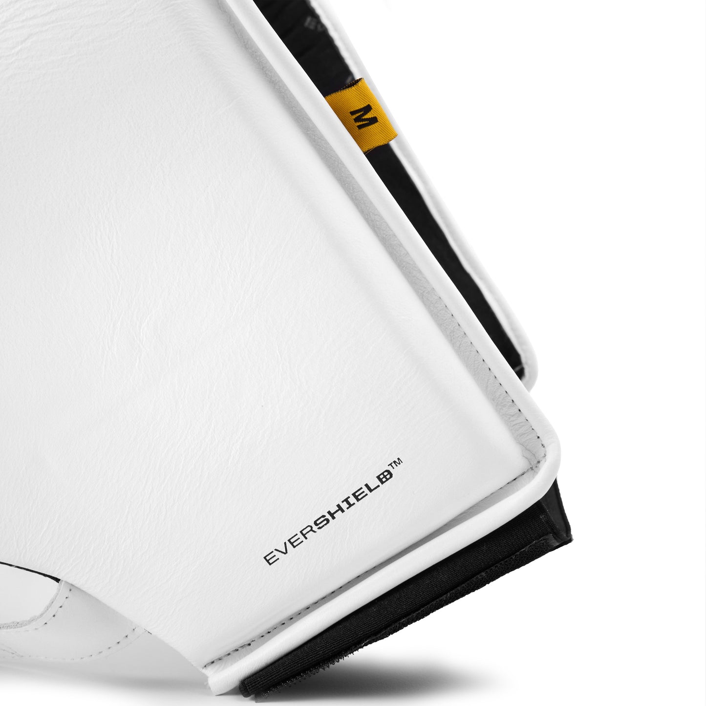 Elite Pro Leather Hook & Loop Groin Protector White
