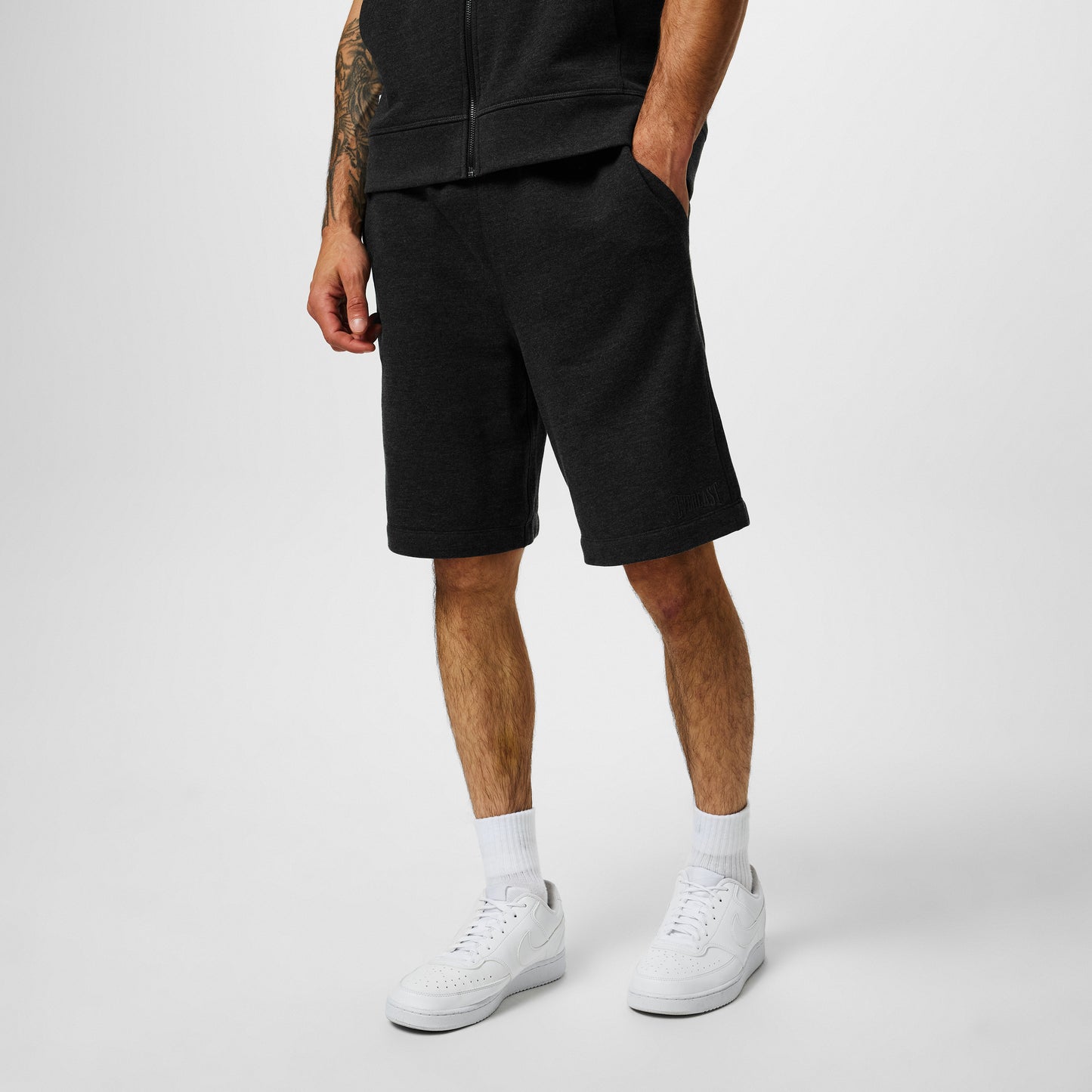 Men's Box Sweat Shorts - Charcoal