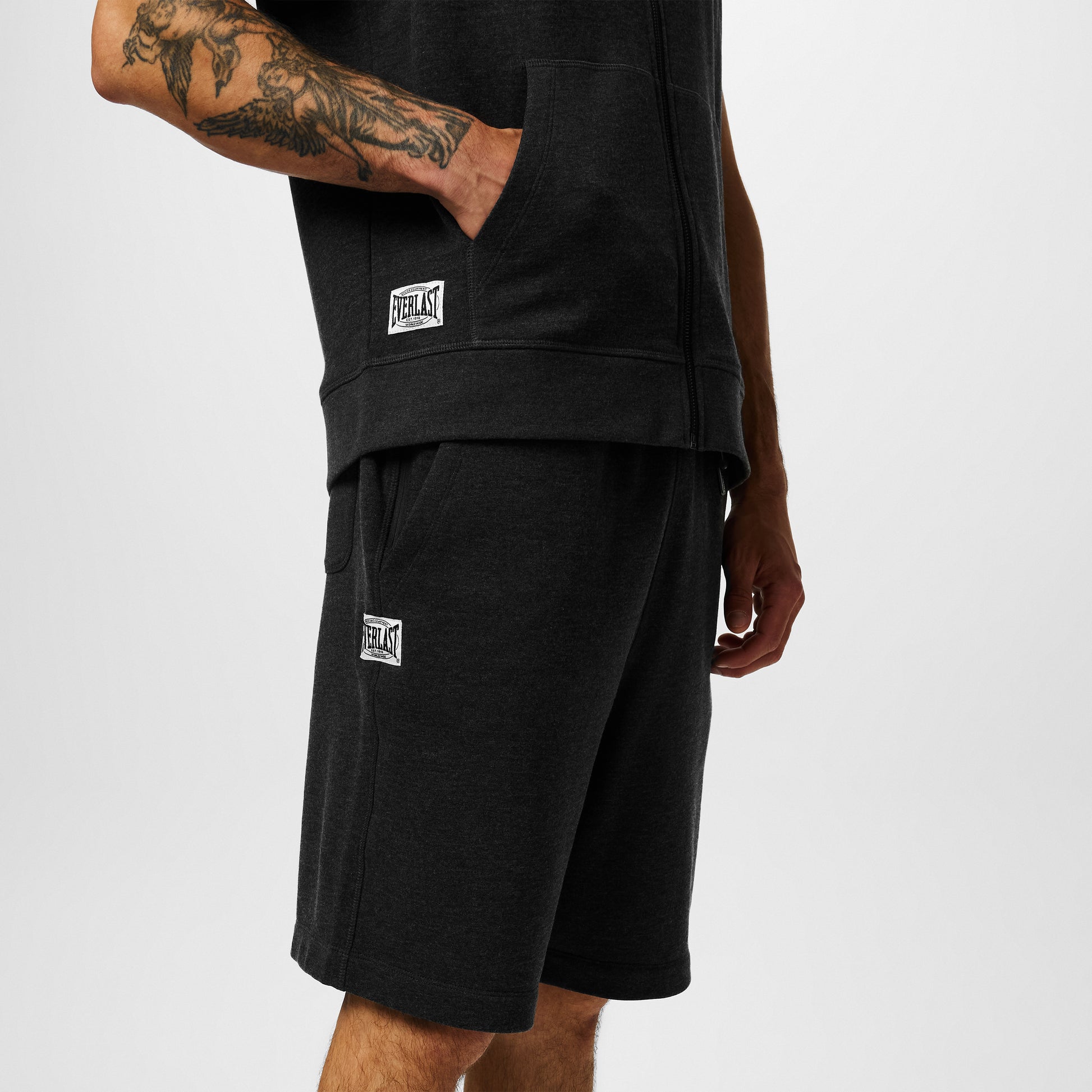 Men's Box Sweat Shorts - Charcoal