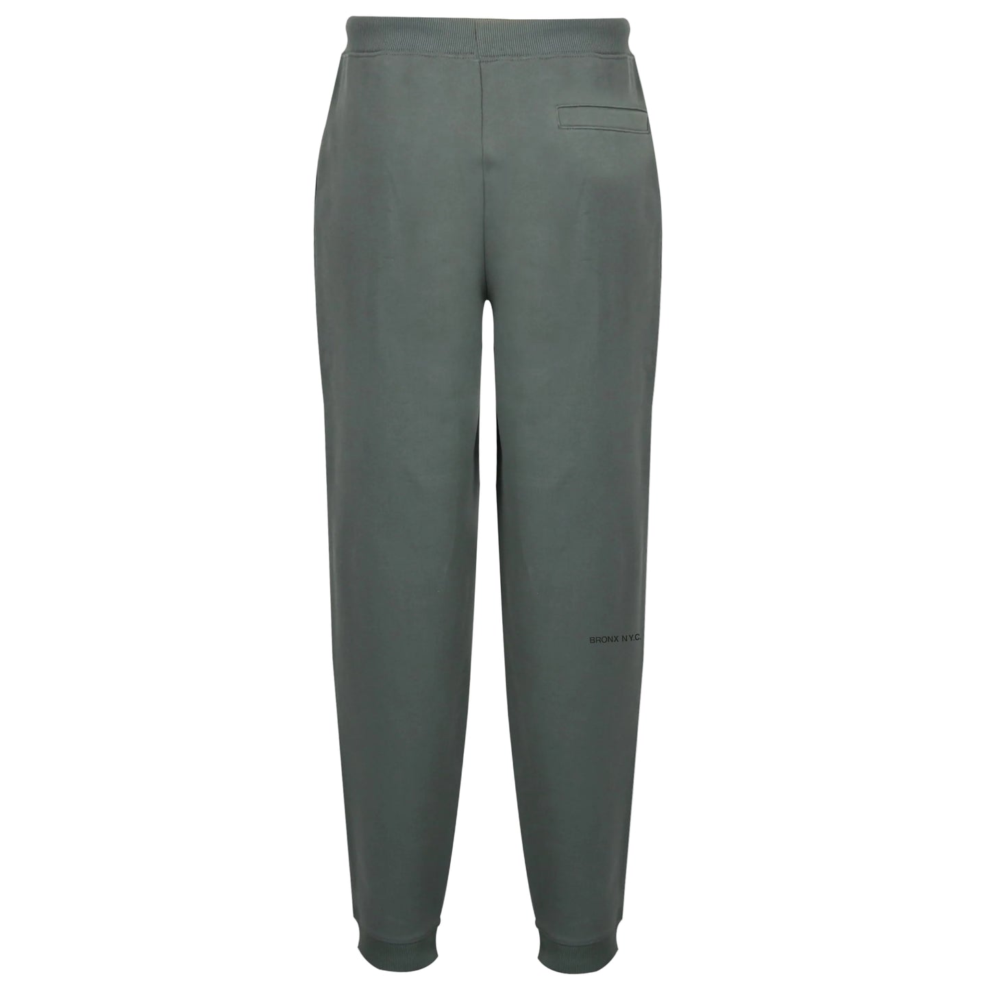Green pants on a light gray background