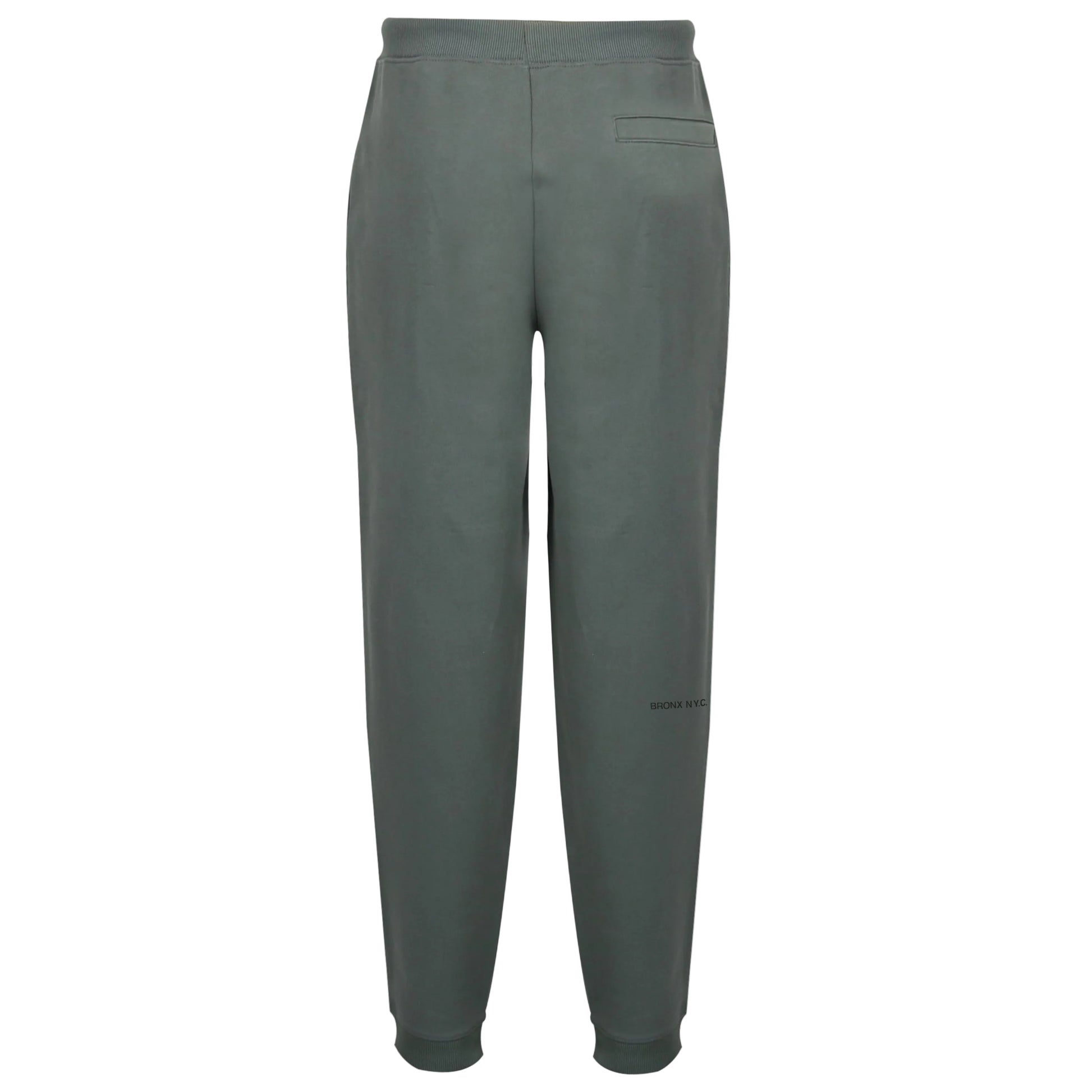 Green pants on a light gray background