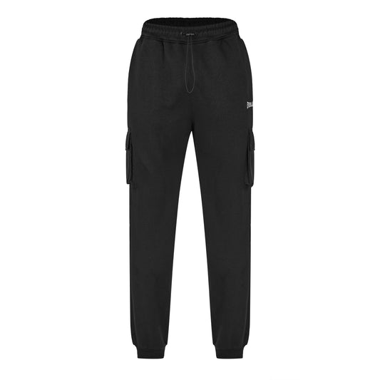 Mens Contrast Utility Pants Black view 1