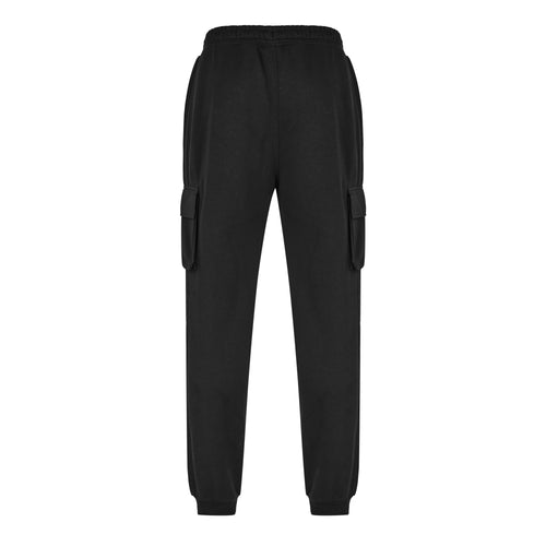 Mens Contrast Utility Pants Black