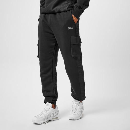 Mens Contrast Utility Pants Black view 2