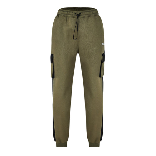Mens Contrast Utility Pants Olive