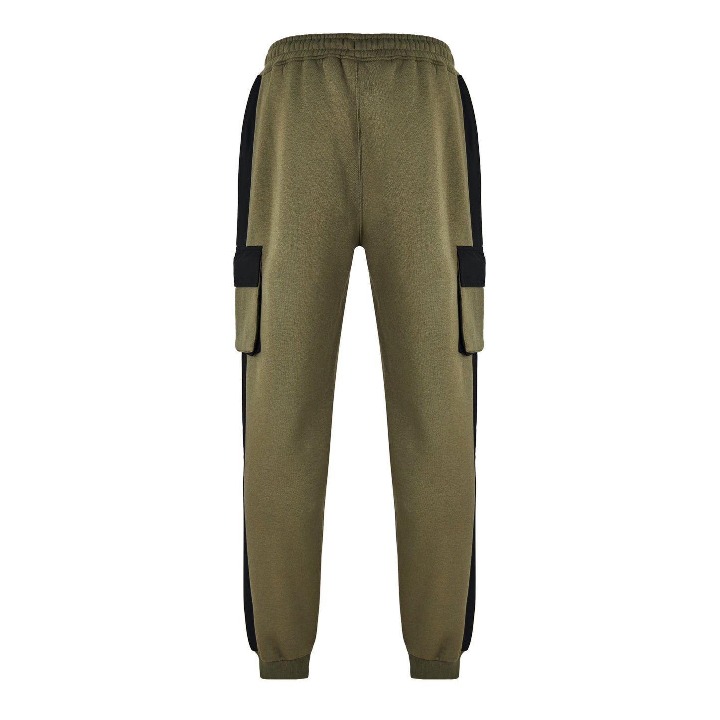 Mens Contrast Utility Pants Olive