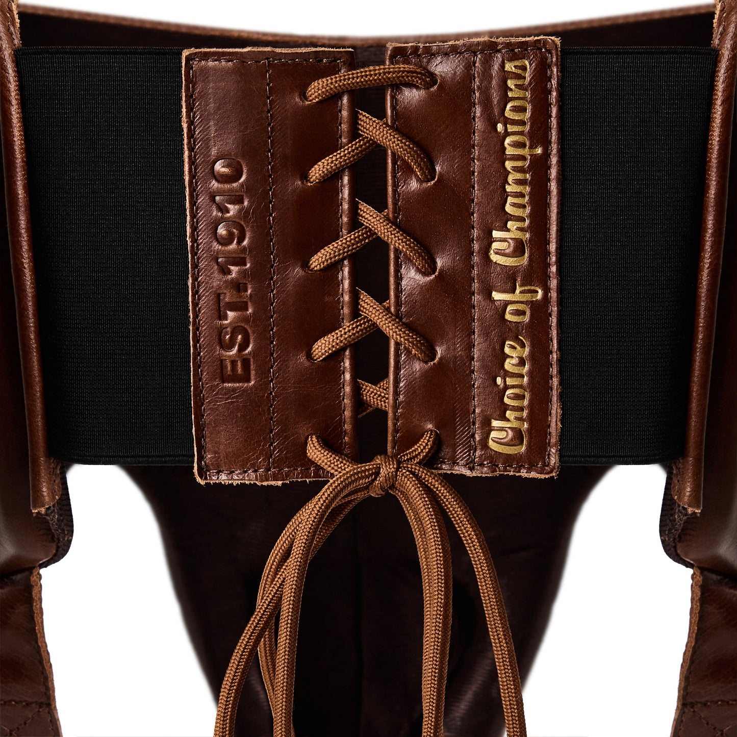 1910 Bronx Groin Protector Lace Up Brown