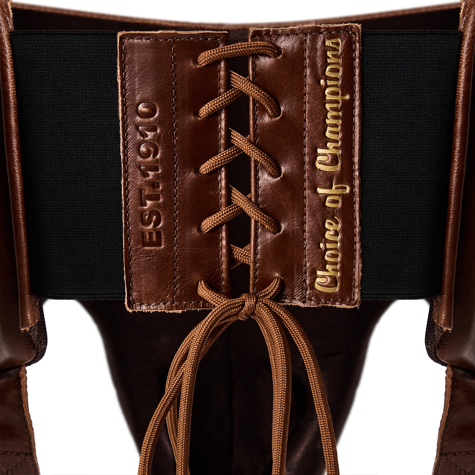 1910 Bronx Groin Protector Lace Up Brown