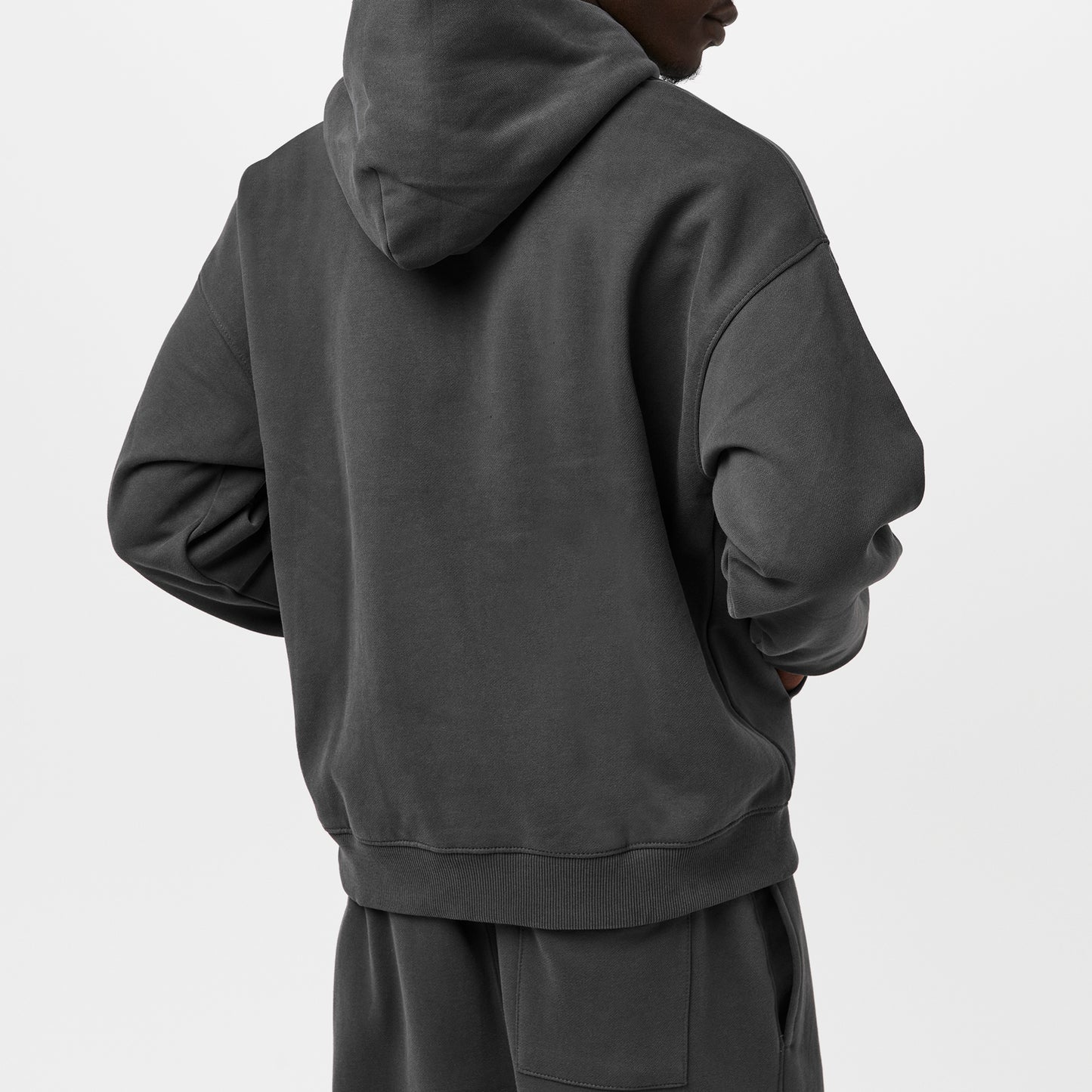 Mens Shark Gray Strike Graphic Hoodie