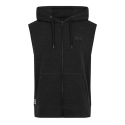 Men's Box Sleeveless Hoodie - Charcoal