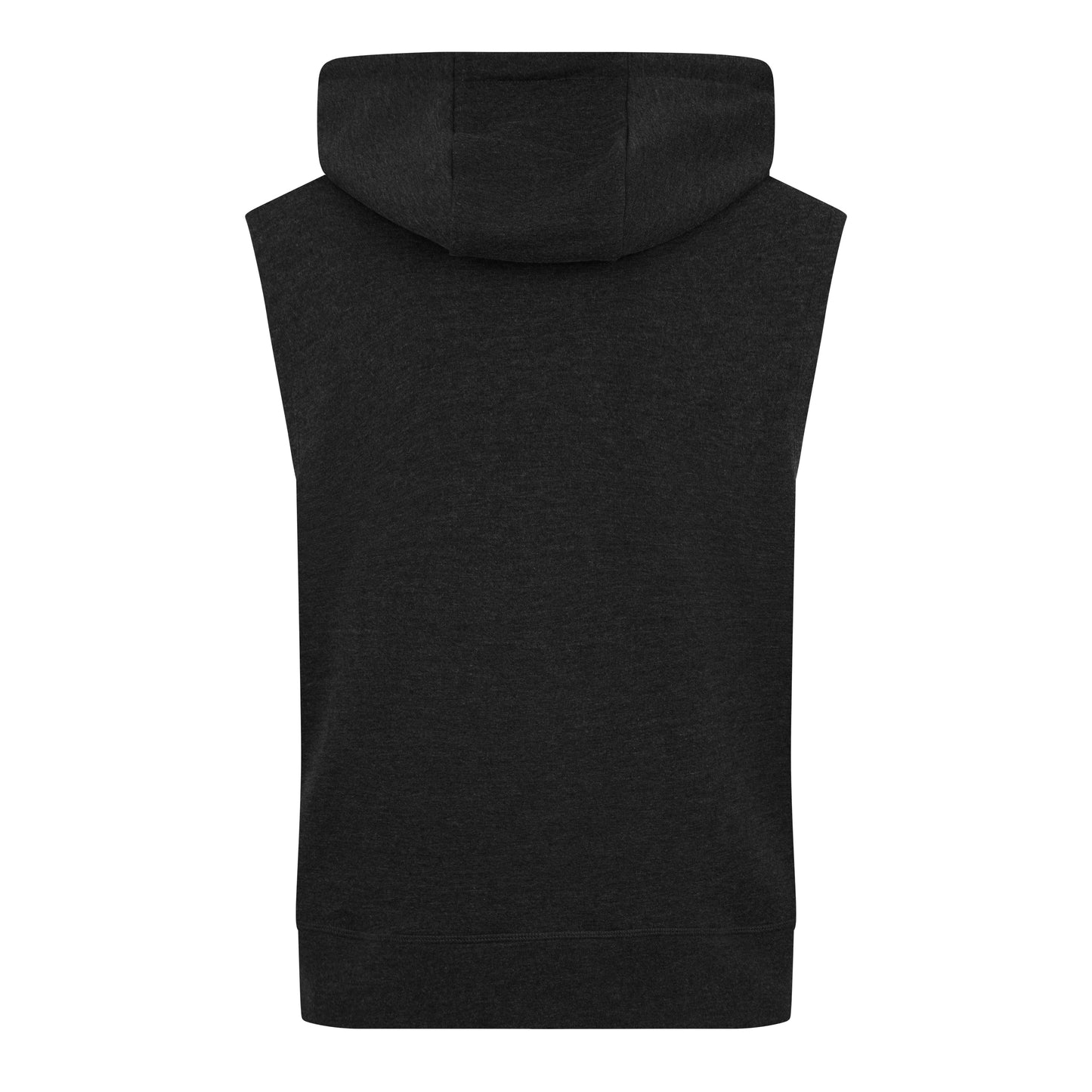 Men's Box Sleeveless Hoodie - Charcoal