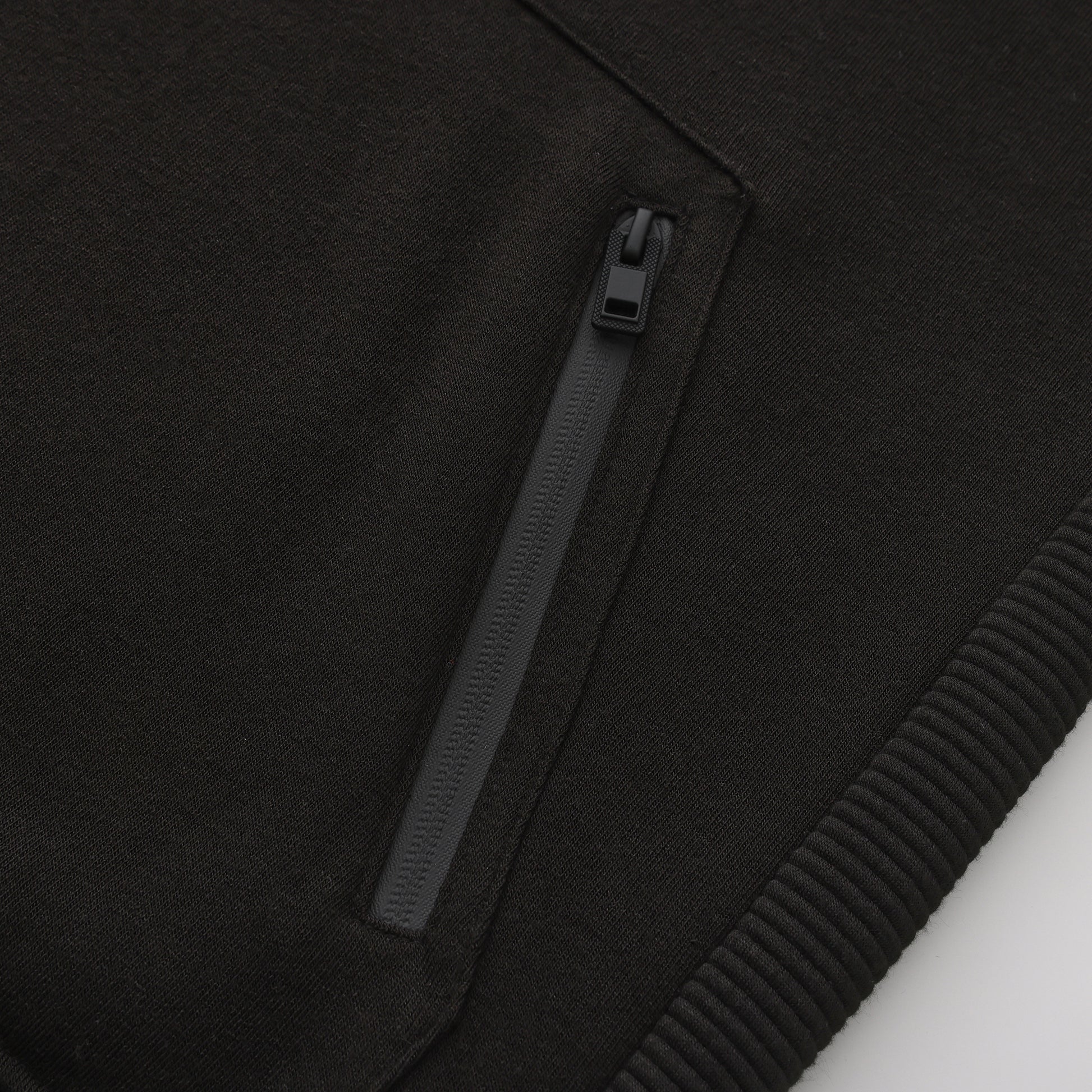 Men's Premium Overhead Hoodie - Black