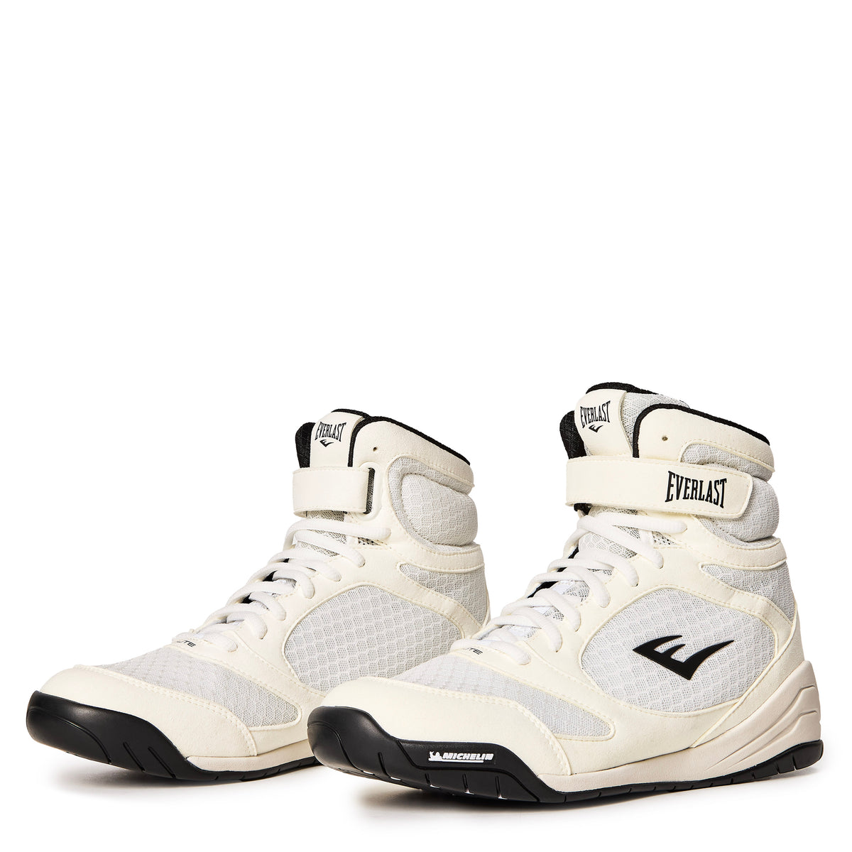 Elite Pro Boxing Shoes White/Black