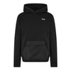 Mens Contrast Panel Hoodie - Black