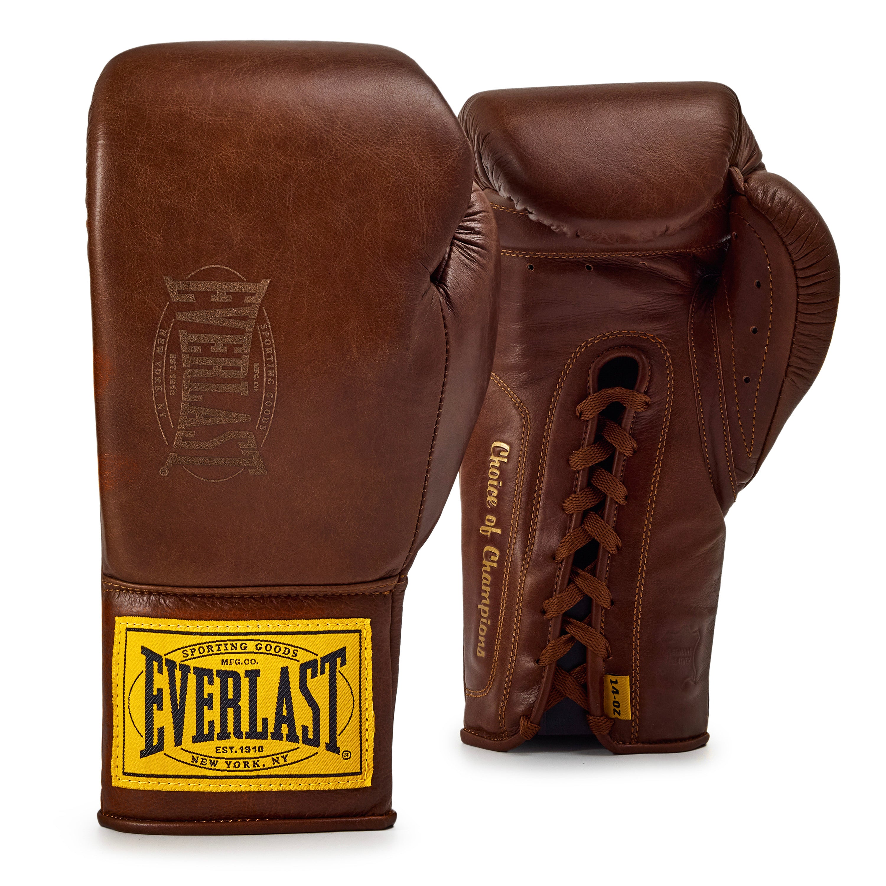1910 Pro Leather Laced Training Boxing Gloves – Everlast
