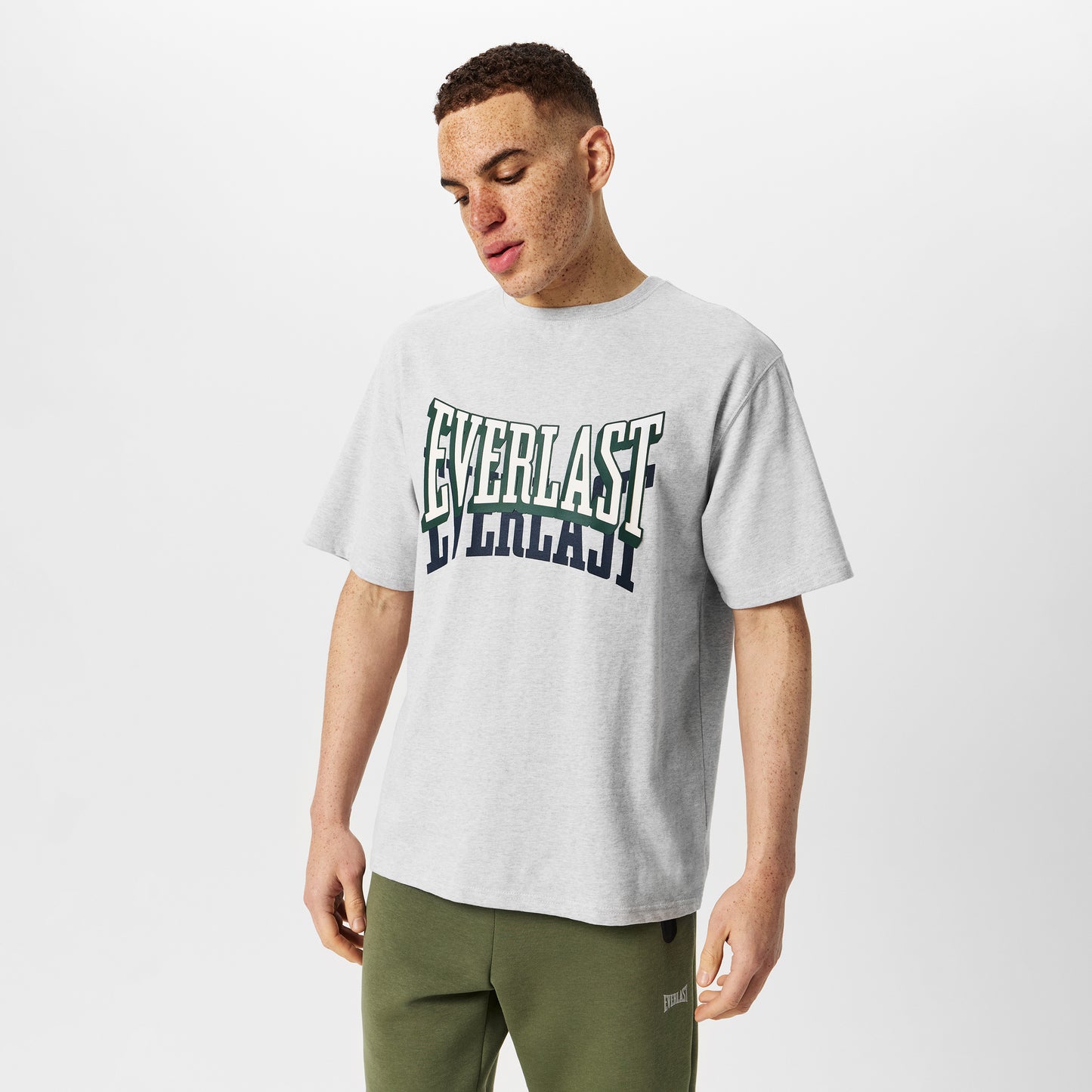 Men's Overlap T Shirt - GRYMARL