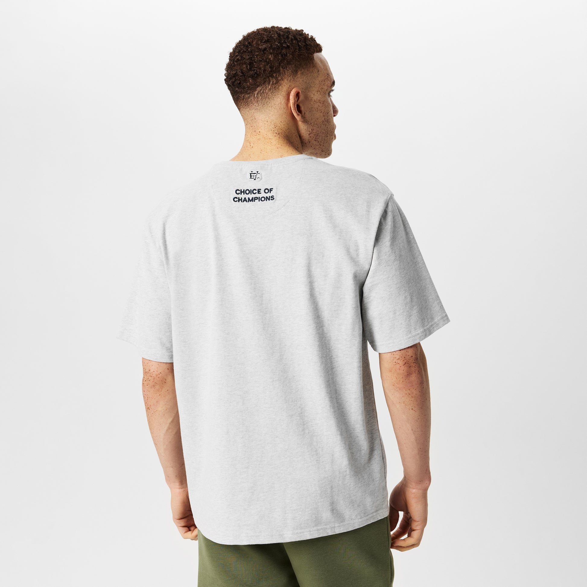 Men's Overlap T Shirt - GRYMARL