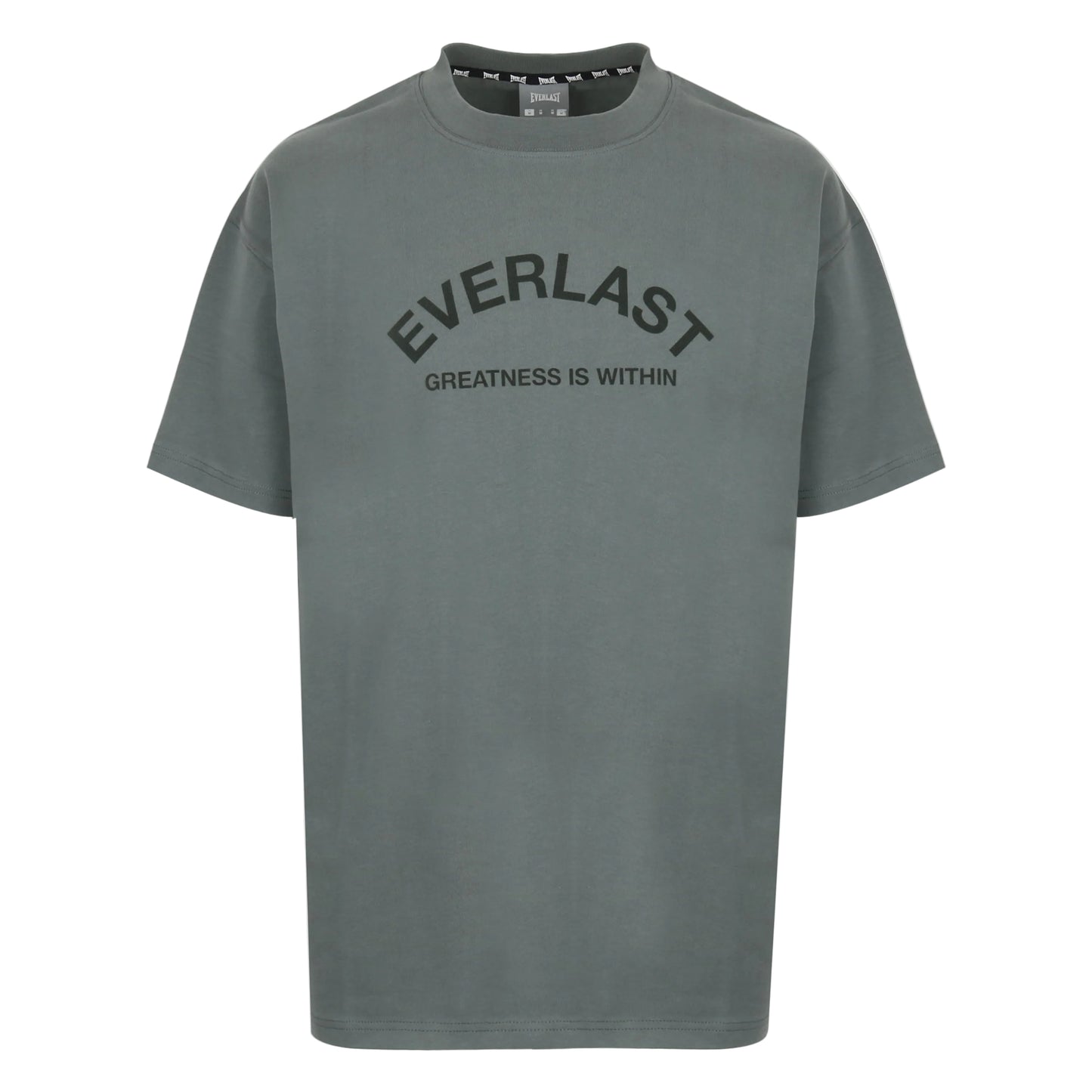 Men's Flocked Cotton Short Sleeve Crew Neck T-Shirt