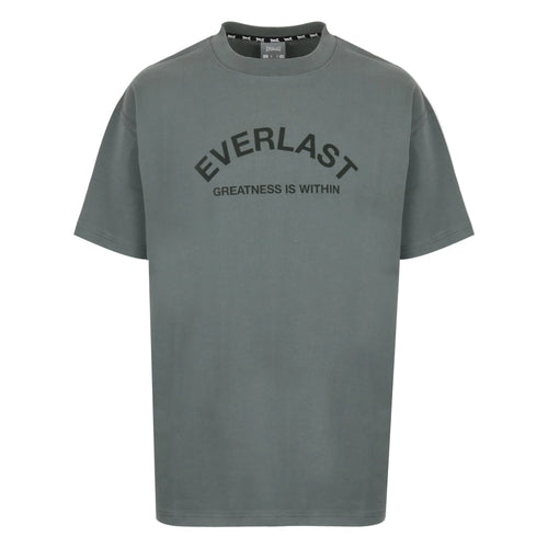 Men's Flocked Cotton Short Sleeve Crew Neck T-Shirt