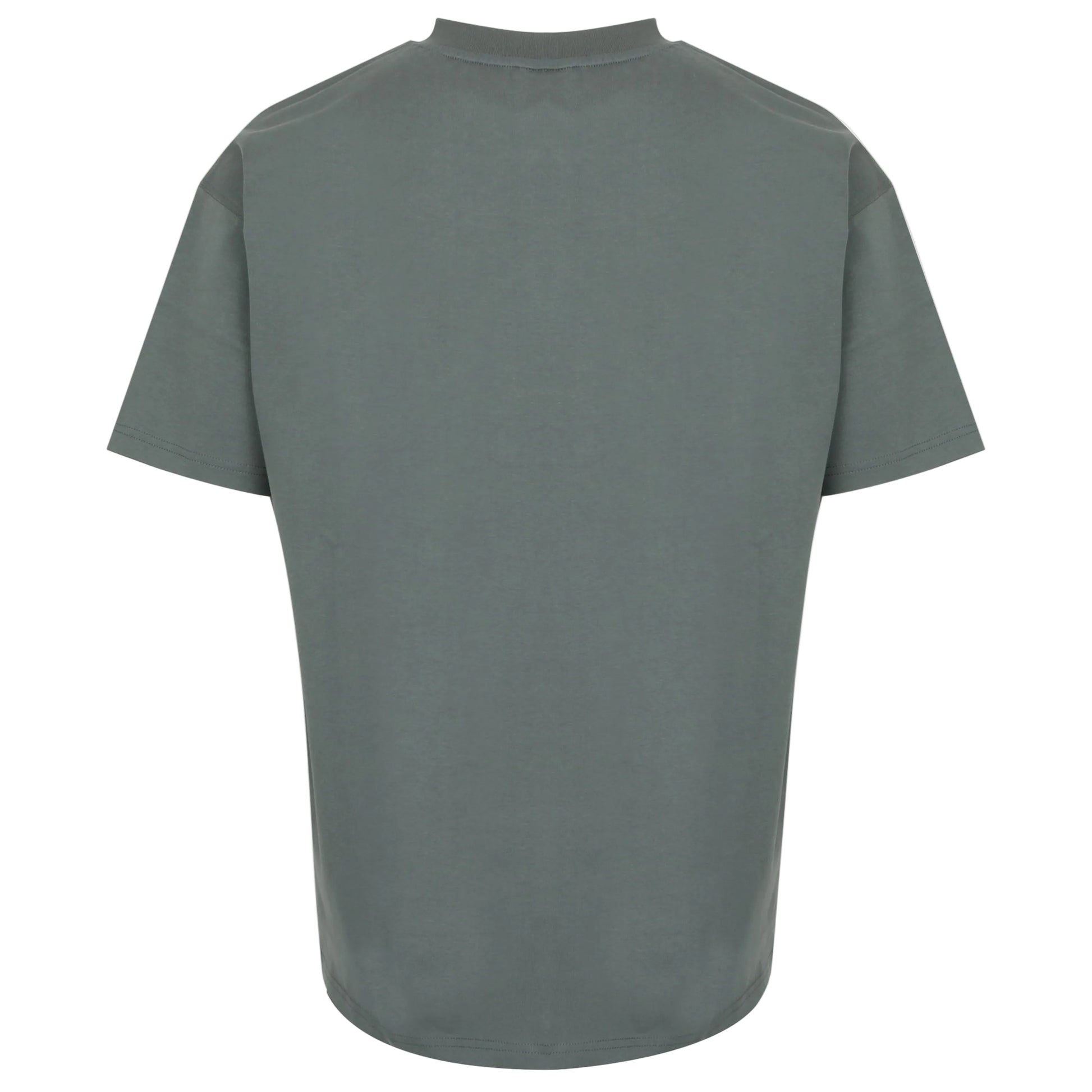 Men's Flocked Cotton Short Sleeve Crew Neck T-Shirt