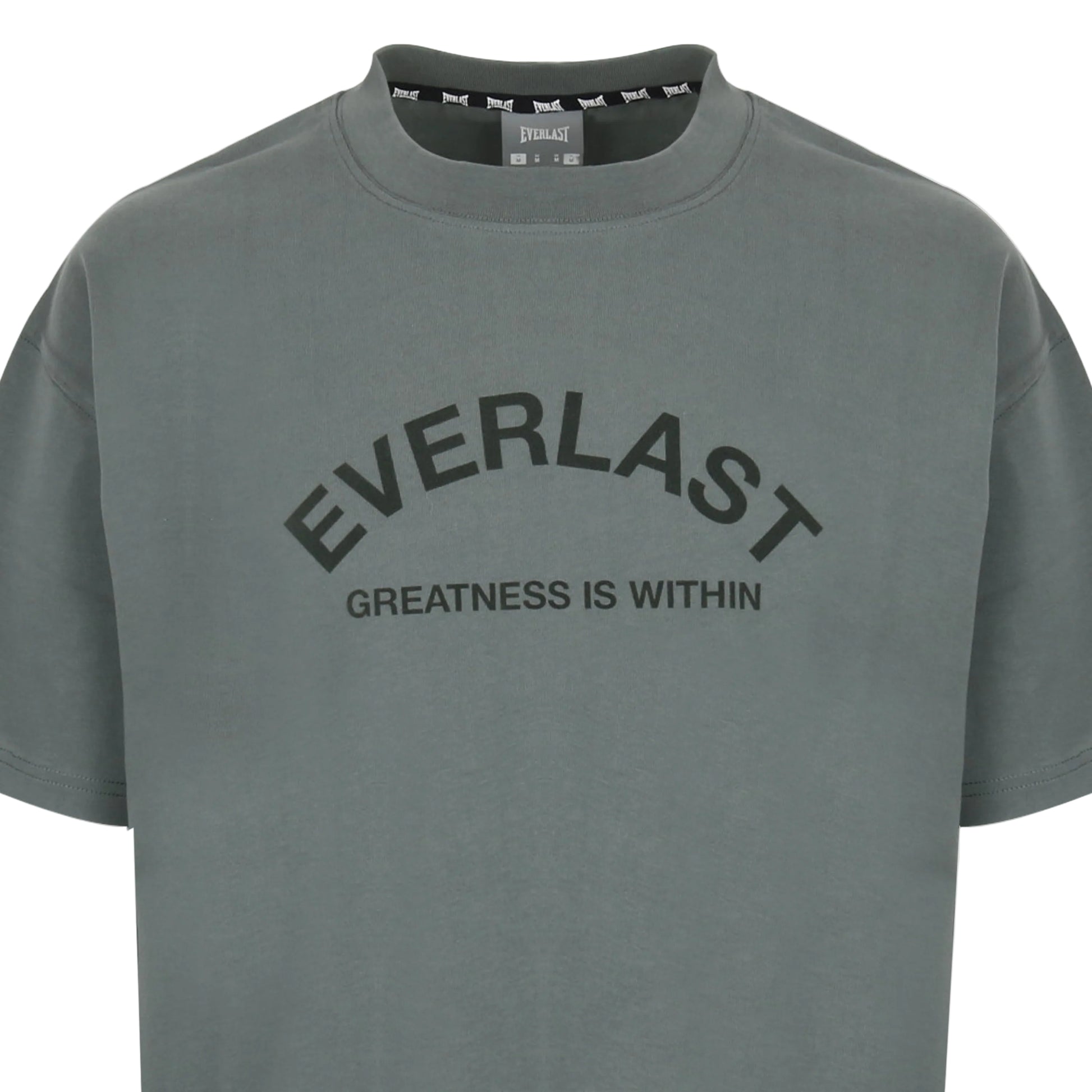 Men's Flocked Cotton Short Sleeve Crew Neck T-Shirt