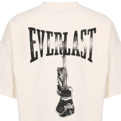 Men's Print Gloves Back Graphic Oversize T-Shirt