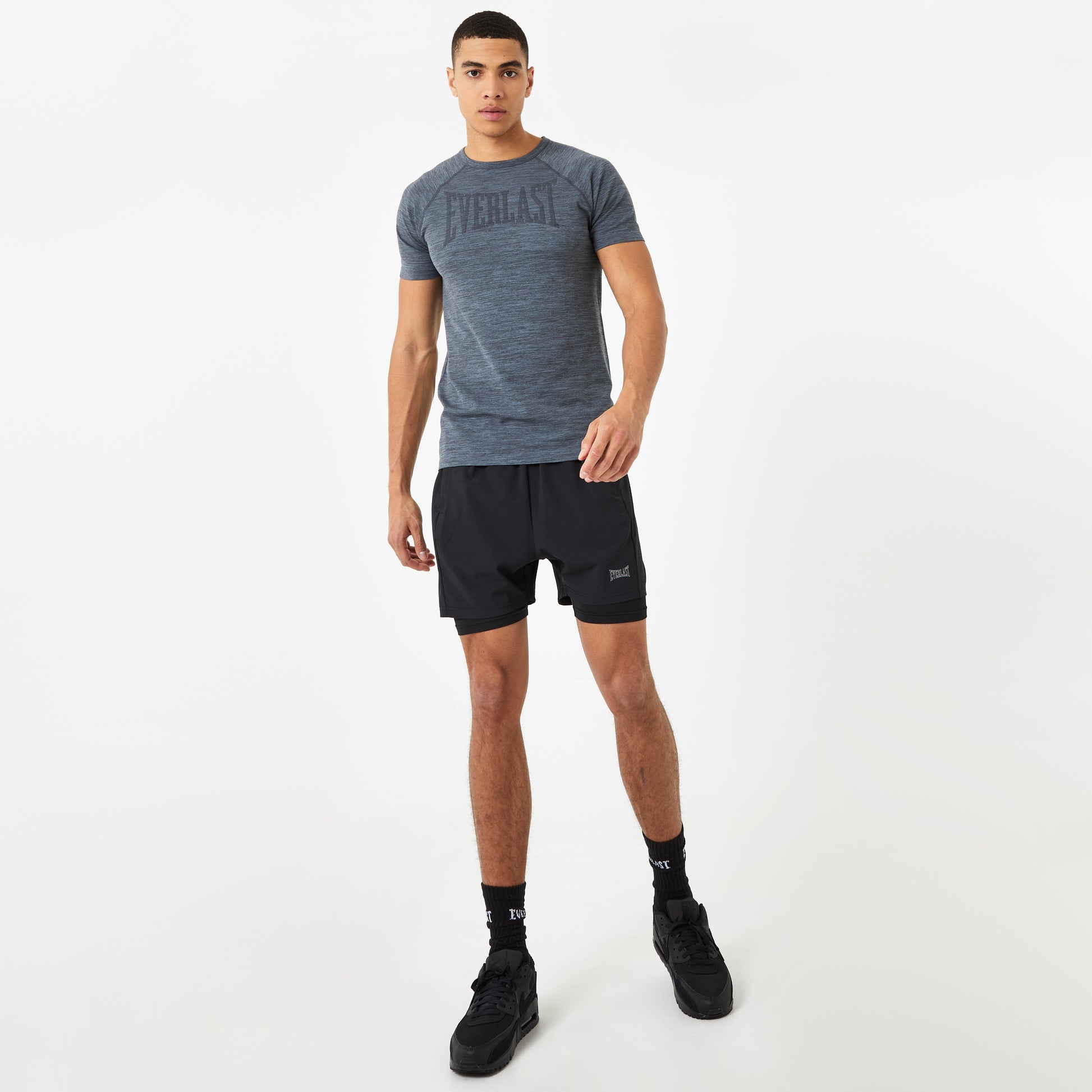 Men's Seamless Everlast Logo Tee - Everlast