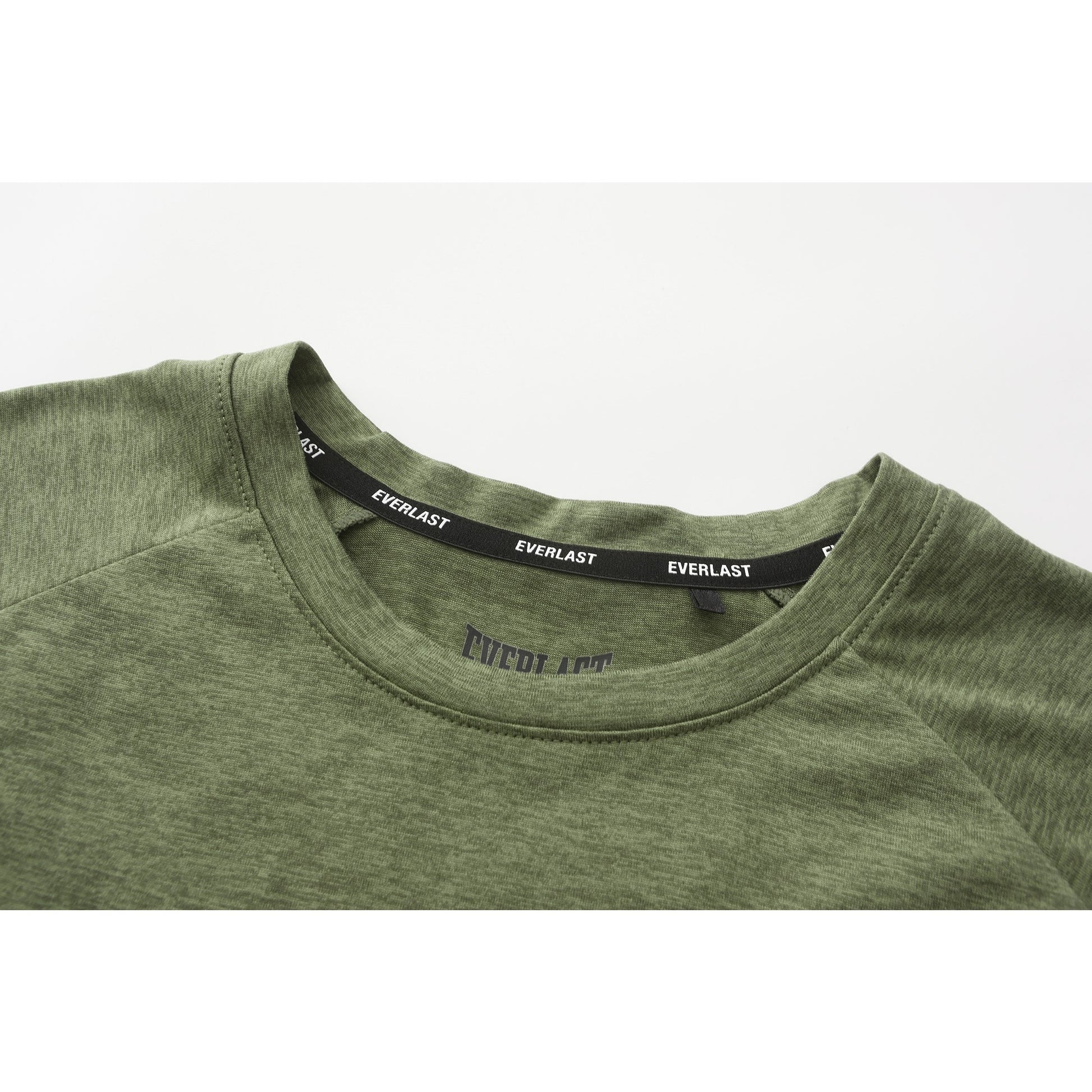 Flex EverDri Short Sleeve Performance Gym Top - Khaki