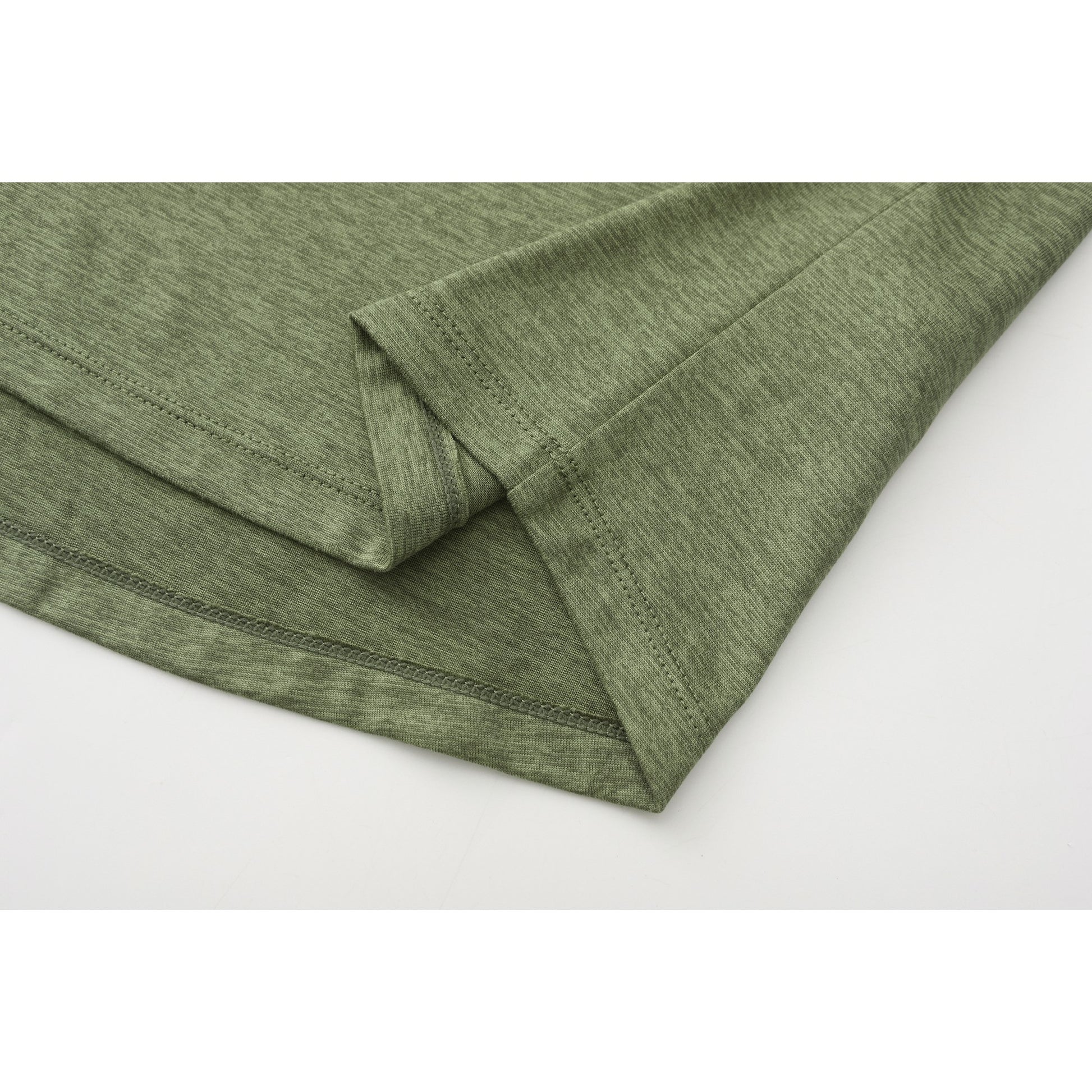 Flex EverDri Short Sleeve Performance Gym Top - Khaki