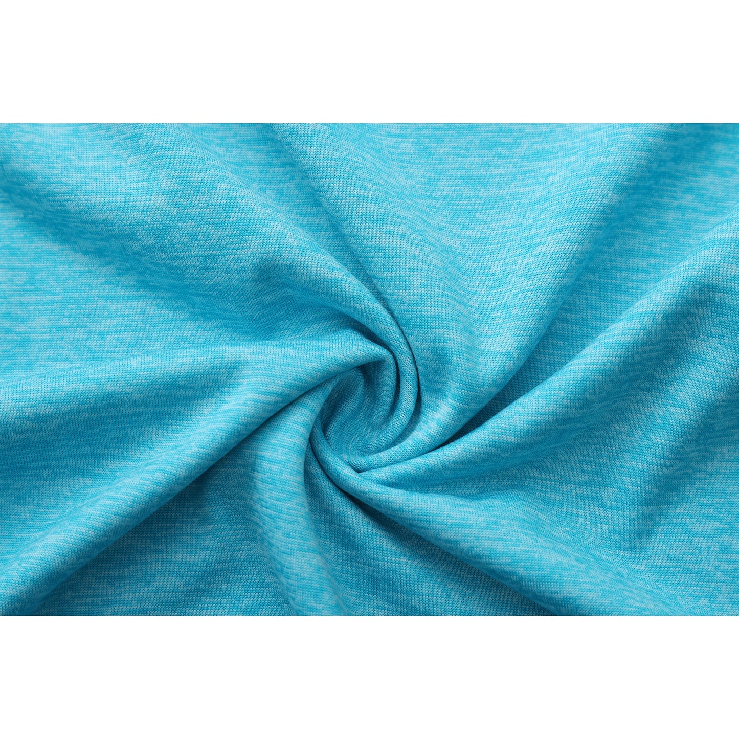 Flex EverDri Short Sleeve Performance Gym Top - Cyan Blue