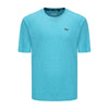 Flex EverDri Short Sleeve Performance Gym Top - Cyan Blue