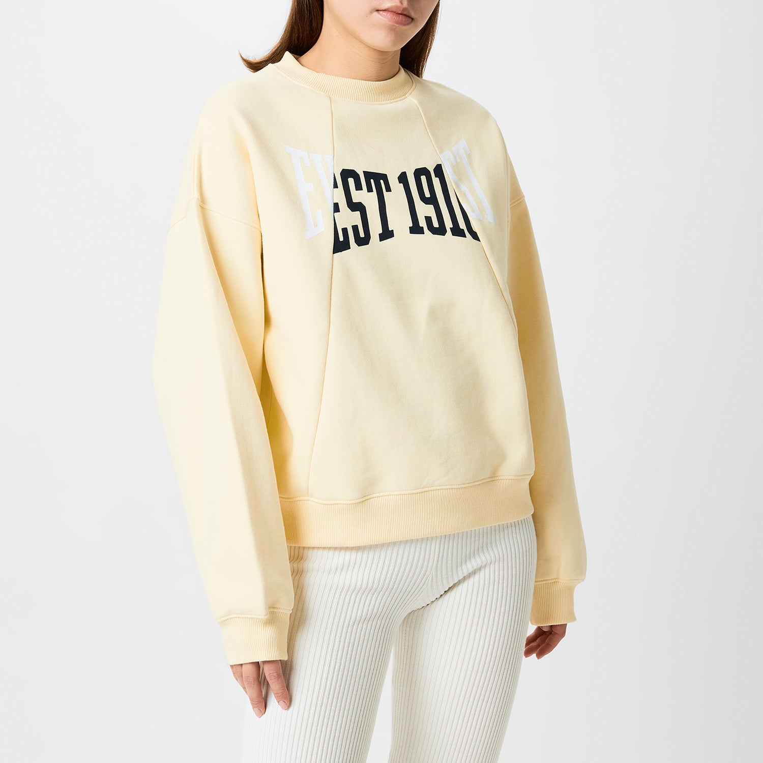 Womens Yellow EST 1910 Sweatshirt