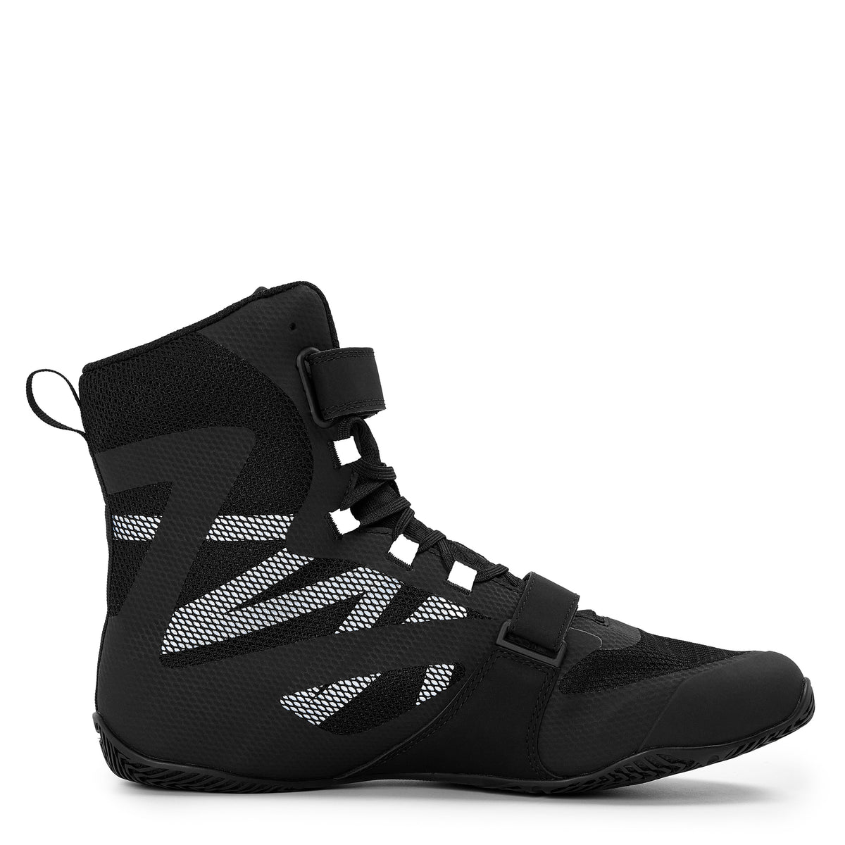 Black/White - Powerlock Pro Boxing Shoes